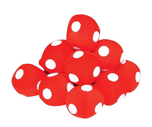 Sportime Soft Hook-N-Loop Balls, 2-1/2 Inches, Assorted Colors, Pack of 24