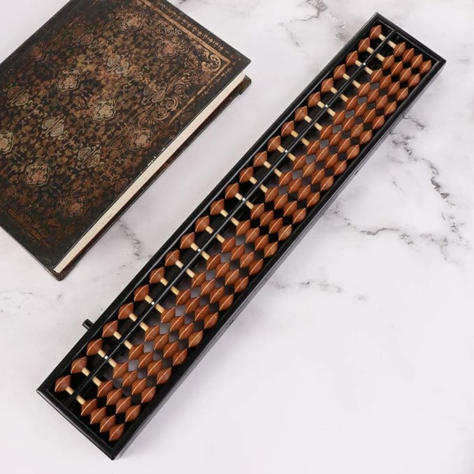Portable Chinese 23 Digits Column Abacus Soroban Calculating Counting Model