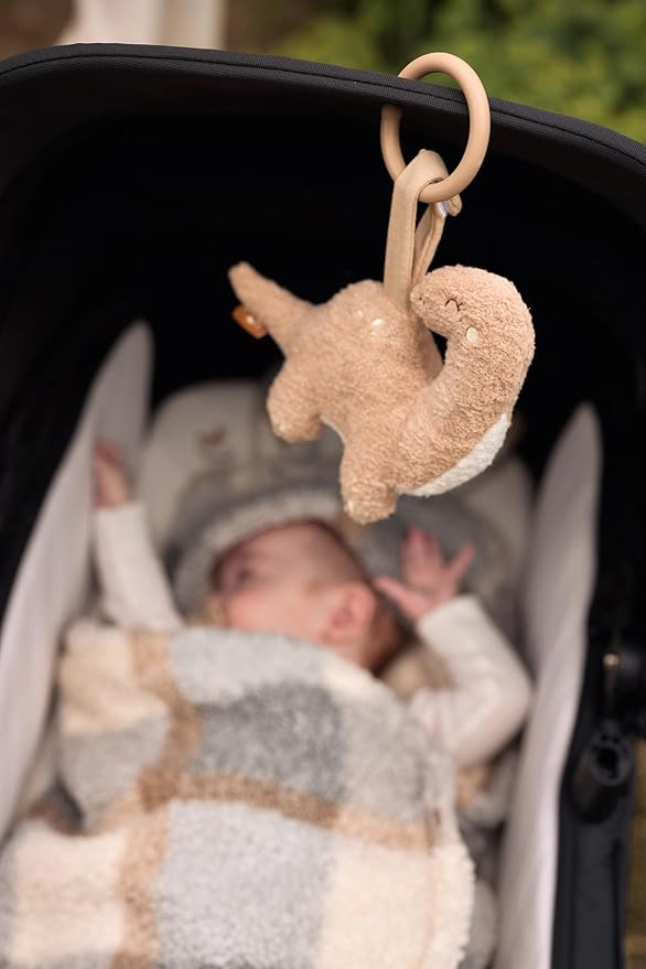 Jollein Roarsome Baby Play Train Hanging Toy Stroller Toy Baby Seat Toy Stroller Accessories Dinosaur Leaf