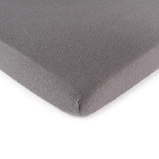 SheetWorld Baby Fitted Pack N Play Sheet Fits Graco 27 x 39 inches, 100% Cotton Jersey Hypoallergenic Sheet, Unisex Boy Girl, Dark Grey, Made in USA