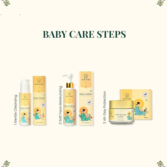 Rich Moisture Baby Lotion, 200ml, Nourishing Cream for Soft & Sensitive Skin, Ayurvedic & Chemical-Free, Safe for Newborns & Kids