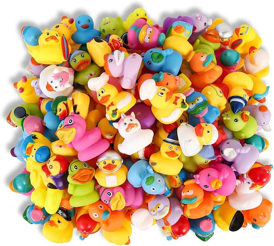 Audaisyly Rubber Ducks Bath Toy for Kids, Assortment Duckies for Jeep Ducking Pool Floater Ducky Bathtub Beach Toys, Party Favors Birthday