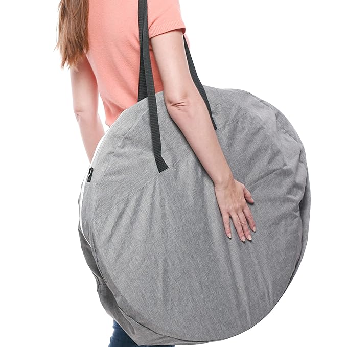 Munchkin Baby Swing Travel Carrying Case with Handles, Grey