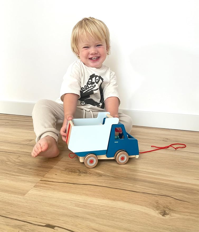 Pull-Along Dump Truck Playset