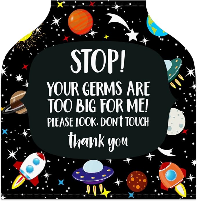 Baby Car Seat Stroller Covers - Don't Touch Outer Space Planets New Mom Nursing Cover Breastfeeding Scarf Soft Breathable Stretchy Coverage Carseat Canopy for Boys and Girls