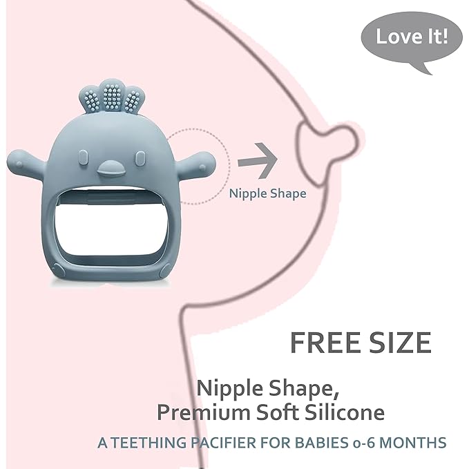 Infant Toys 0-6, Teething Toys 3-6 6-12 Months, Anti Drop Hand Teethers Baby Chew Toys for Teething Relief, Silicone Teether Pacifier Teething Mitten Newborn Toy 0 3 for Sucking Needs,BPA Free- Olive
