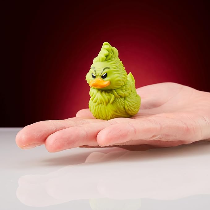 TUBBZ Mini Grinch Collectible Vinyl Rubber Duck Figure - Official Dr Seuss The Grinch Merchandise - Christmas TV & Movies