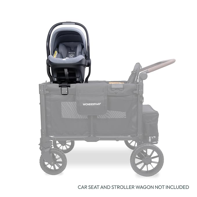 WONDERFOLD Infant Car Seat Adapter Compatible with UPPAbaby Car Seat - Full 360-Degree Rotation, Easy to Install & Folds with Stroller Wagon, L4 Series