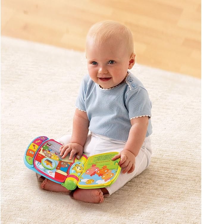 Vtech - 166705 - Jouet Musical - Do, Ré, Mi Super Livre Enchanté - Bleu