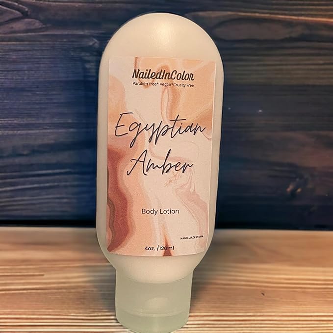 Egyptian Amber Scented Hand and Body Lotion Women's Beauty Goats' Milk Lotion Moisturizer