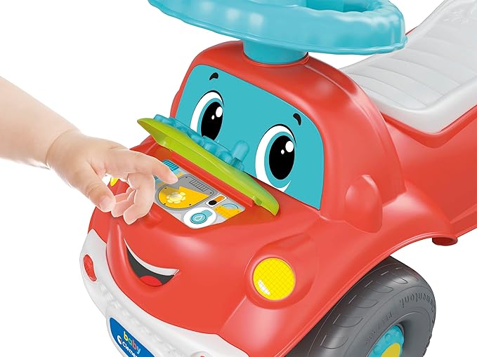 Clementoni - 17747 - Nicolò Go Go 3 in 1 - Ride-on Machine, Talking Educational Electronics, First Steps, Lights and Sounds, Children's Game 1 Year Old - Made in Italy