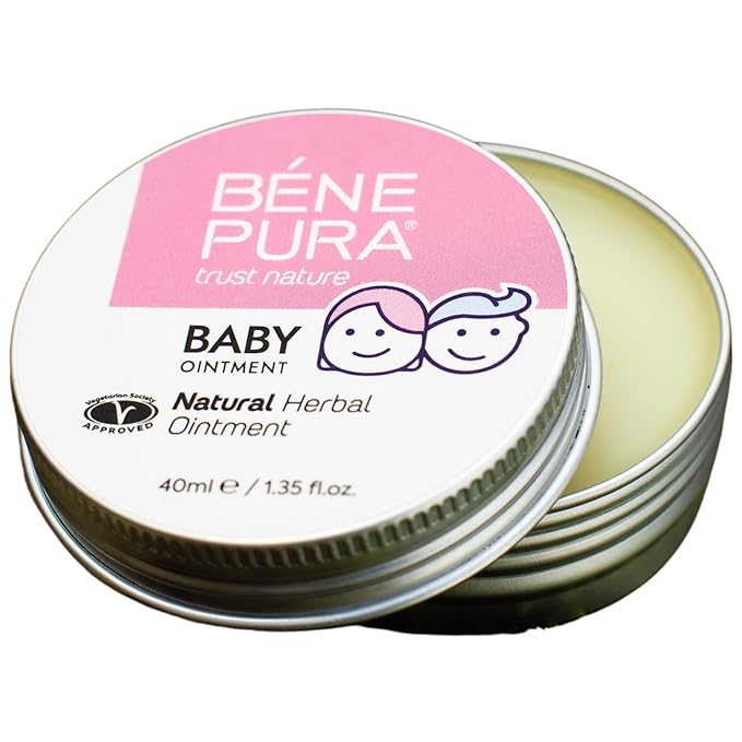 BenePura Diaper Rash Ointment, Natural Ointment for Irritation and Redness with Calendula and Chamomile, 1.35 fl oz