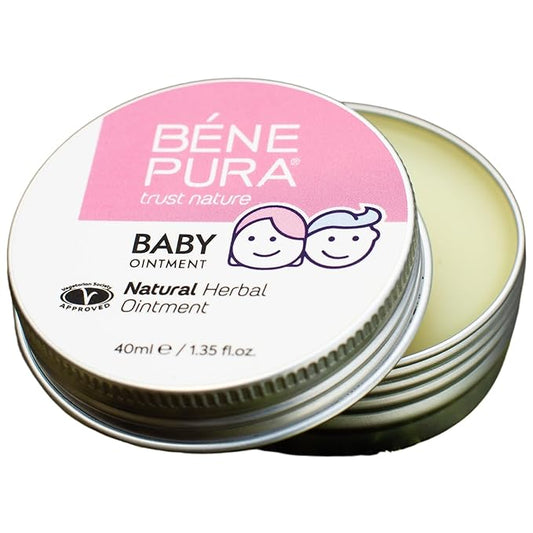 BenePura Diaper Rash Ointment, Natural Ointment for Irritation and Redness with Calendula and Chamomile, 1.35 fl oz