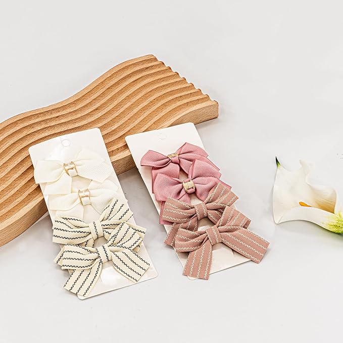 16 PCS Girl Dog Hair Bows, Baby Hair Clips, Various Styles of Crocodile Clip Hair Accessories Gift for Furry Puppy and Little Girls