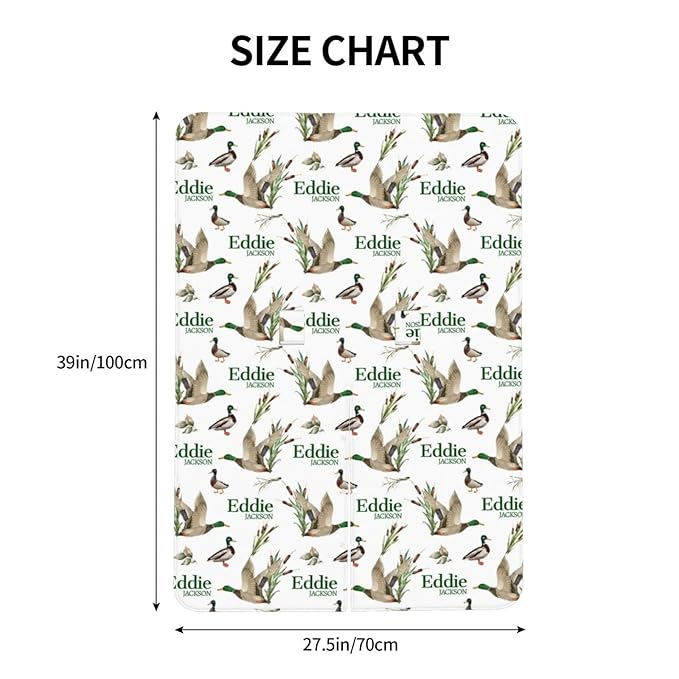 Personalized Baby Car Seat Canopy for Babies, Custom Name Baby Car Seats Covers for Boys Girls, Opening Minky Nursing Breastfeeding Cover for Infant, Carseat Canopies for Newborn (Wild Ducks)