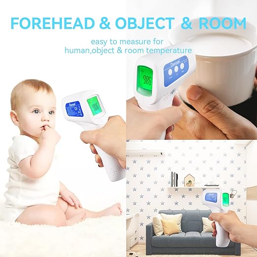 [Value Bundle] Berrcom Forehead Thermometer JXB183 & Berrcom Digital Non Contact Infrared Forehead Thermometer for Adults and Kids JXB178