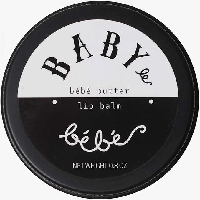 Organic Bébé Butter Lip Balm, Smoothing & Nourishing, Botanical Oils & Beeswax, 0.8 oz