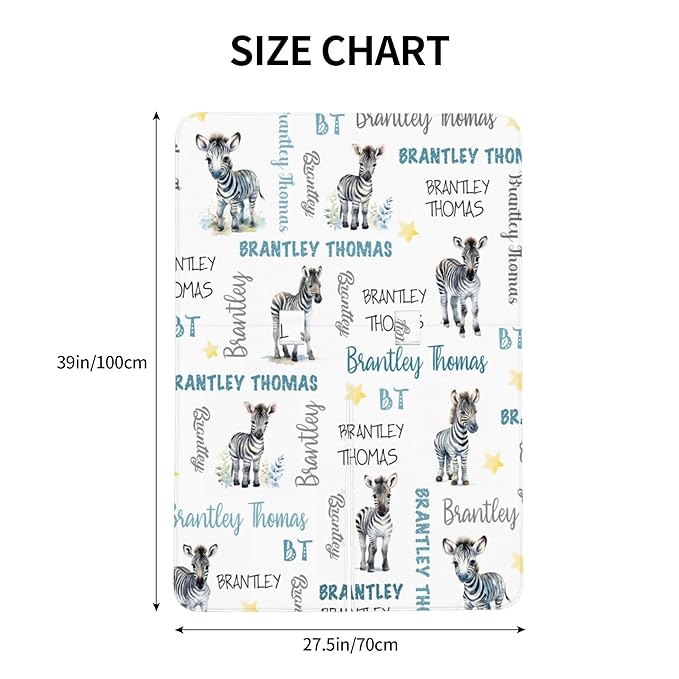 Personalized Baby Car Seat Cover Winter Custom Minky Carseat Cover Boy Girls with Name Zebra Carseat Canopy Customized Car Seat Canopy Infant Carrier Covers Nursing Cover Toddler Blanket