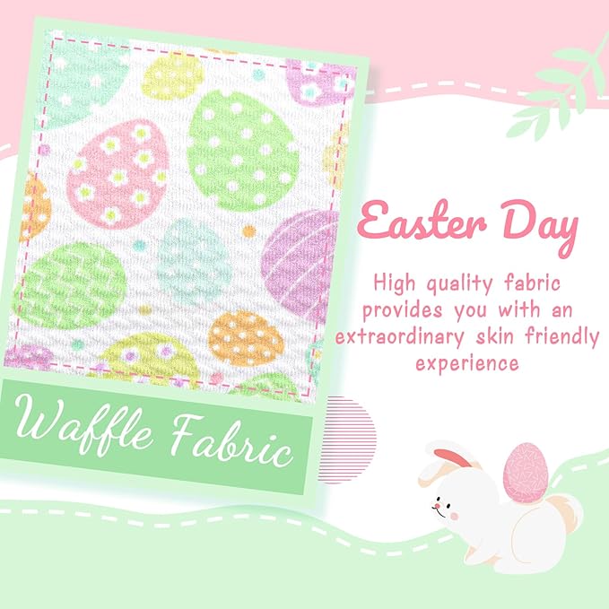 YanJie Easter Hairbands Baby Girl Headbands Pink Baby Headband Cheer Bows Egg Carrots Print Nylon Hairbands Bows Infant Easter Hair Accessories