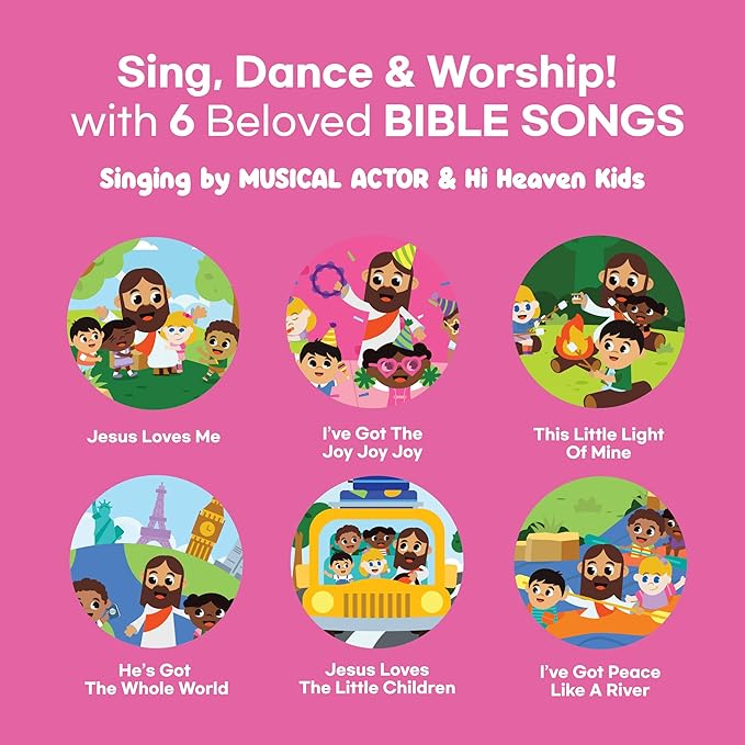 Jesus Loves Me - Christian Sound Book | Music Books for Toddlers | Religious Toys | Gift for Easter, Christmas, Birthday, Baby Music
