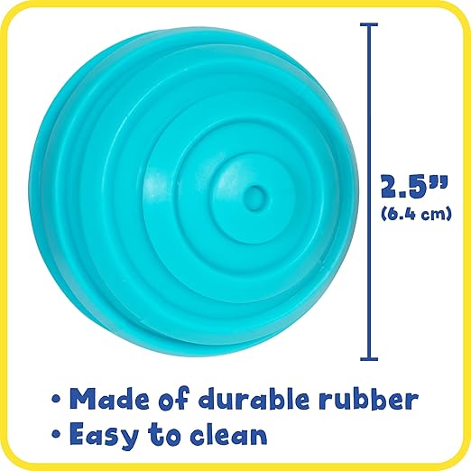 Ready 2 Learn Paint and Dough Texture Spheres - Set of 4 - Ages 2 + - Mix and Match Sensory Fidget Toys for Toddlers - DIY Textures and Patterns, red, Blue, Orange, Green
