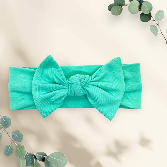 Baby Girl Headbands-Infant,Toddler Cotton Handmade Hairbands with Bows Child Hair Accessories
