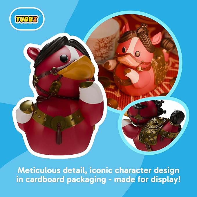TUBBZ Boxed Edition: Chinese New Year of The Horse Cosplaying Rubber Duck Vinyl Figure – Official Collectible for The Lunar New Year