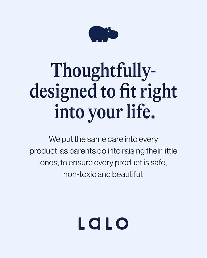 Lalo Bathtime Starter Kit - 3-Piece Set Includes Modern Baby Bathtub, Rinse Cup & Spout Cover - Safe, Easy to Clean Design for Newborns - 25.3 x 18 x 7.7 in, 10 lb - Sage