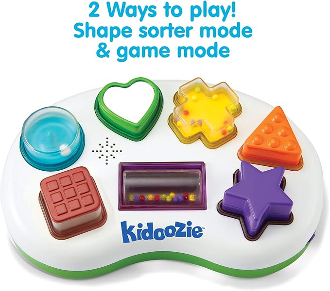 Kidoozie Lights ‘n Sounds Shape Sorter - Toddler Toy for Ages 9-24 Months - Helps Develop Hand-Eye Coordination and Problem Solving Skills!