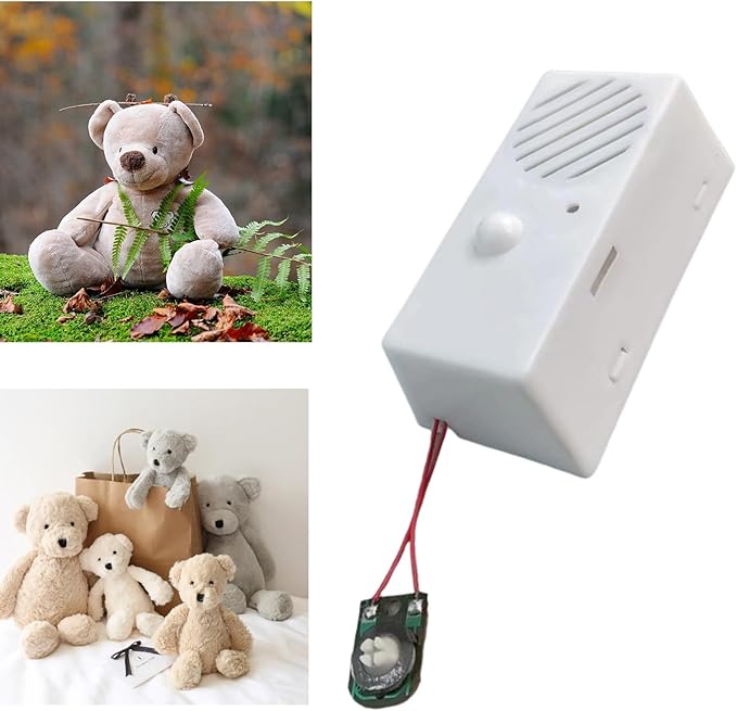 Squeezed Music Box Recordable Voice Module with Control Button Create Unique Voice Messages for Plush Toy