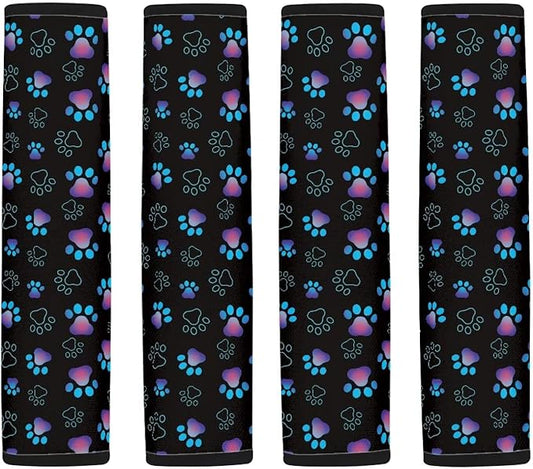 Seat Belt Cover Pad for Kids 4 Pack Soft Car Seat Shoulder Strap Pads Seatbelt Straps Cover Seatbelt Covers Compatible with Most Car Seatbelt Shoulder Pad