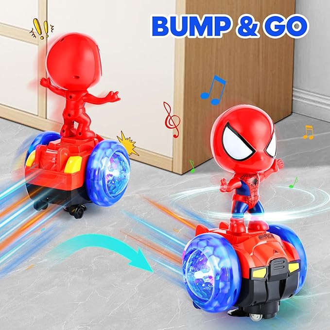 Toys for Boys Age 1 2 3 4 5,Dancing Robot Sensory Toy Car with Colorful Flashing Lights & Music,Interactive Learning Light up Toys for Kids 3-5,Christmas Birthday Gifts for Toddler Boys Girls
