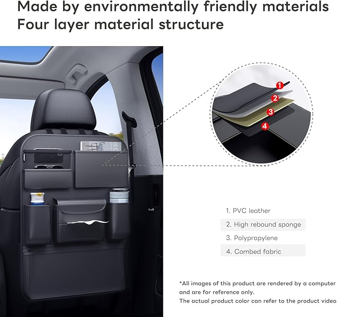 car storage bag, back storage,tissue box, rear seat storage, cup holder