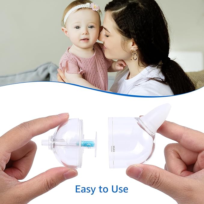 GROWNSY 120 PCS Premium Nasal Aspirator Hygiene Filters for NoseFrida/NozeBot/NeilMed/Molucky/Mr. Pen Nasal Aspirator and Other Similar Nose Sucker