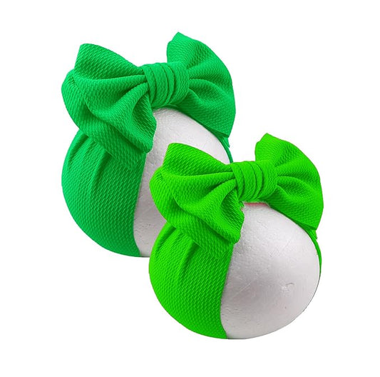 Bows for Baby Girls Headband, Newborn Bows Headbands Baby Hair Bows Hairbands Hair Accessories.(FD104-Light green)