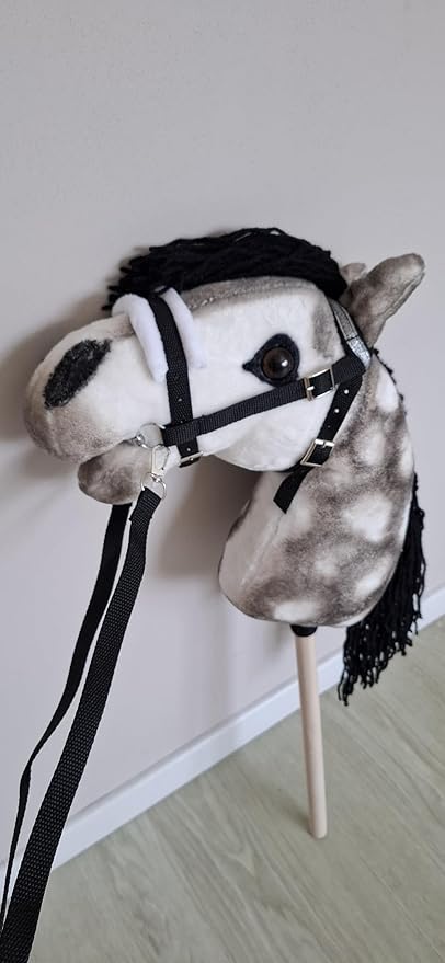 Dapple Hobby Horse on a Stick Horse for Children Toy Horse on Stick