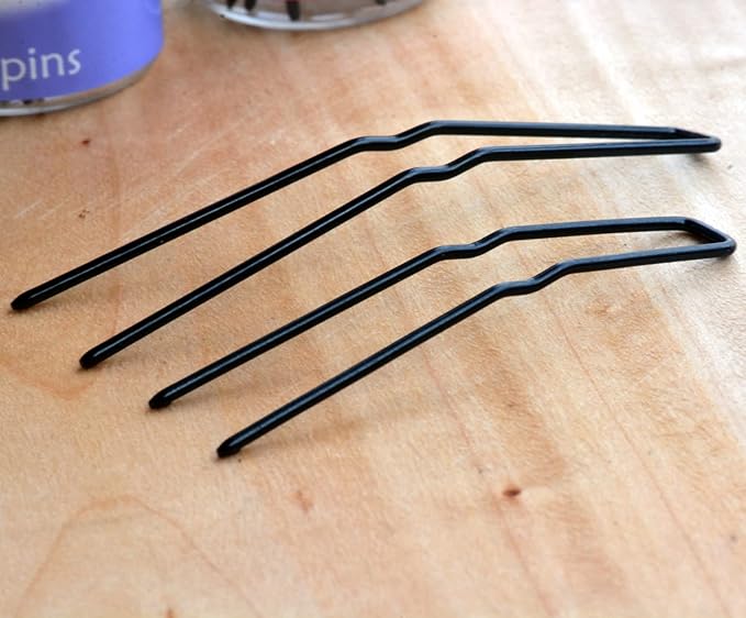 Hairpins for Bun ROCST Bobby Pins Clips for Ballet Woman girl Hairdressing salon (2 inch, Brown12pcs) (Brown, 3 inch (Pack of 24))