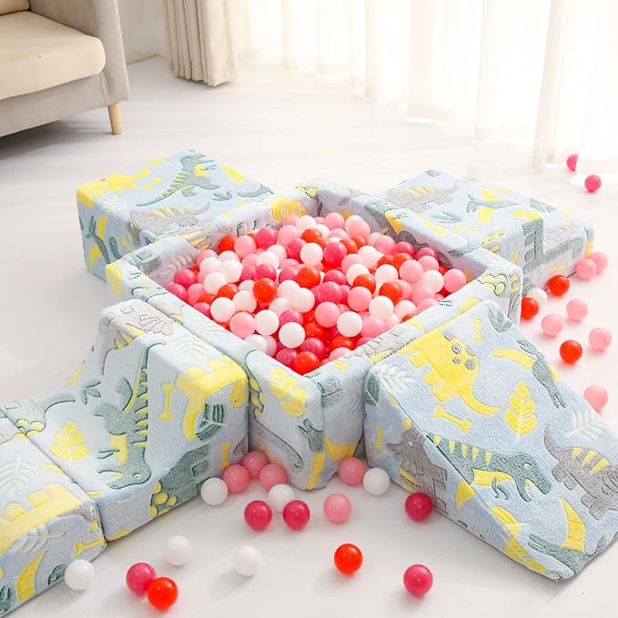 GOGOSO Ball Pit Balls for Toddlers Dogs Baby Boys Girls 2.2Inch Plasticball Toys for Kid Play Tent Birthday Slides Party Decor 50 100 170 200 500 1000