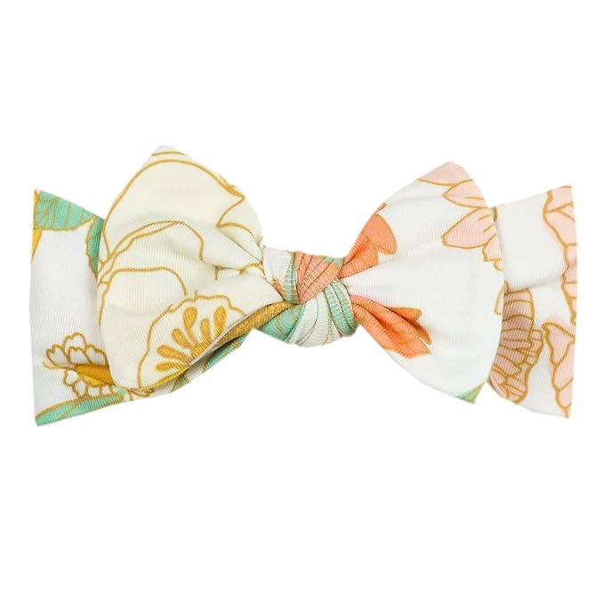 Copper Pearl Baby Bows: Stylish Headbands for Baby Girls, Premium Soft and Stretchy Baby Headbands, Perfect for Newborns, Trendy Designs - Rose
