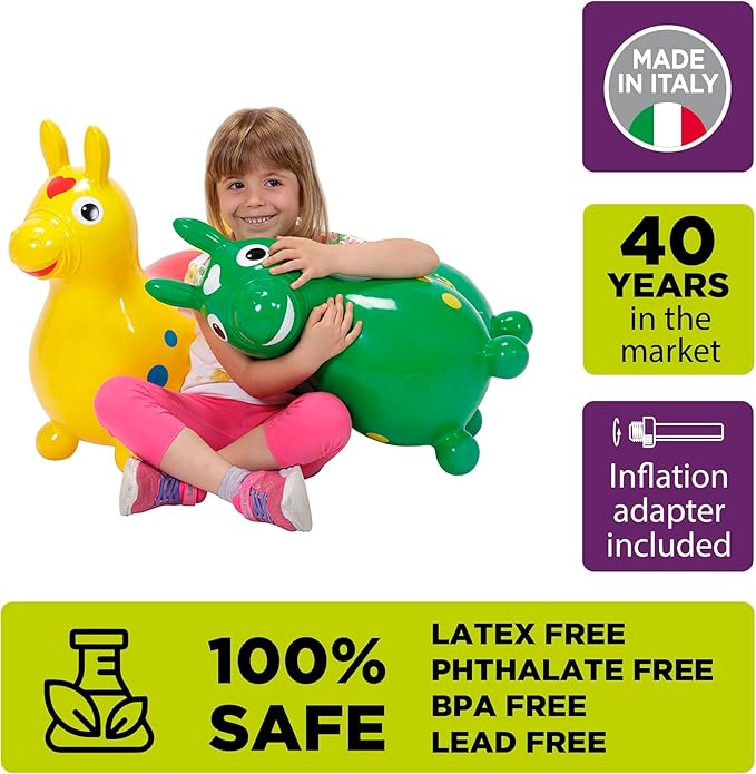 Gymnic Rody Bounce Horse Green
