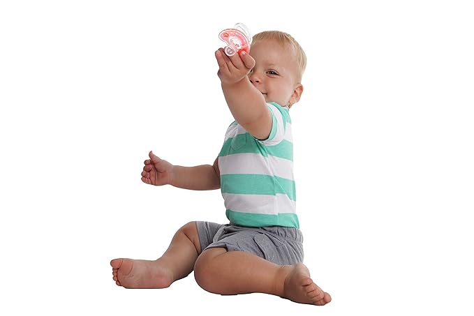 Sweetie Silicone Pacifier Refuser Soother 2 Count (Orange)