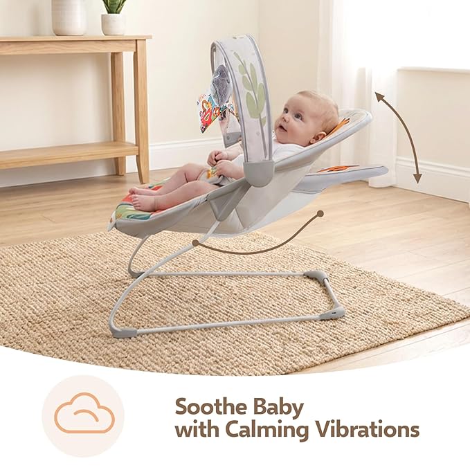 Baby Bouncer for Infant, Baby Bouncer seat,Electric Infant Bouncers with Music for Babies 0-6 Months Up to 20 lbs