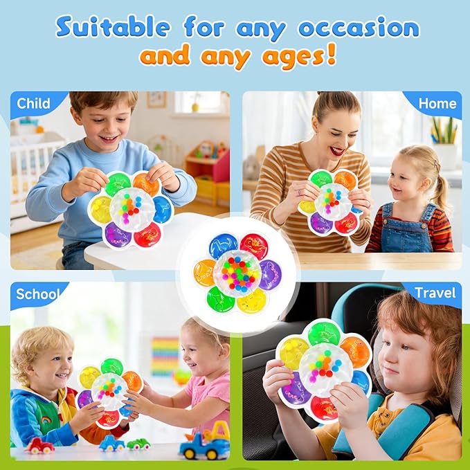 Easter Basket Stuffers Color Sorting Sensory Toy for Toddlers 3-5 Years - Montessori Fine Motor Skills Development for Travel & Autism Learning Activity, Airplane, Classroom