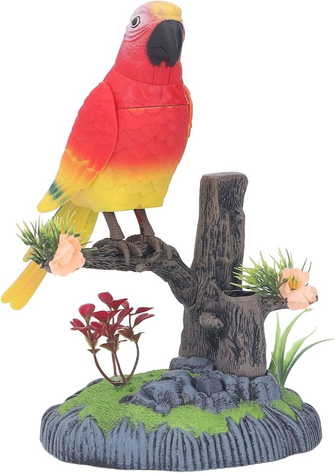 Electric Voice Control Chirping Singing Toy Fluttering Simulation for Children Adults (506G)