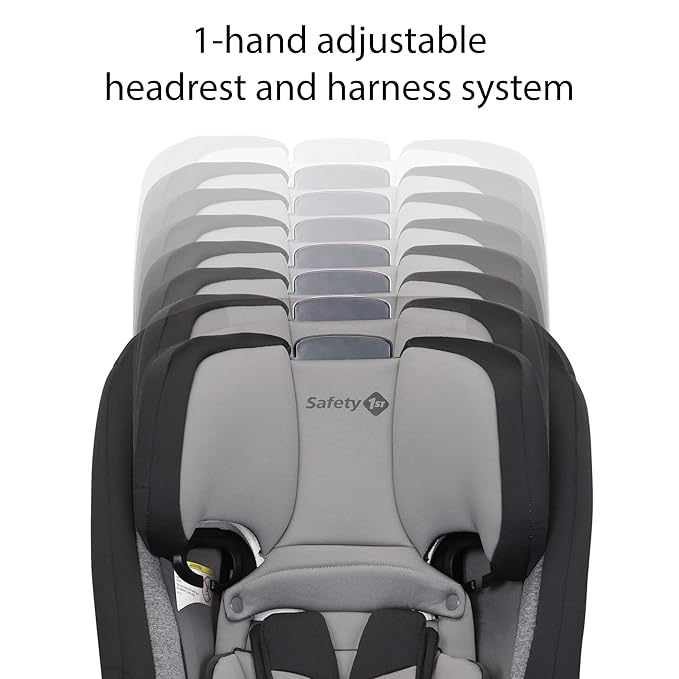 Safety 1st Convertible Car Seat, Convert from Rear to Forward Facing and Belt-Positioning Booster, High Street, From Birth to Age 10, TriMate