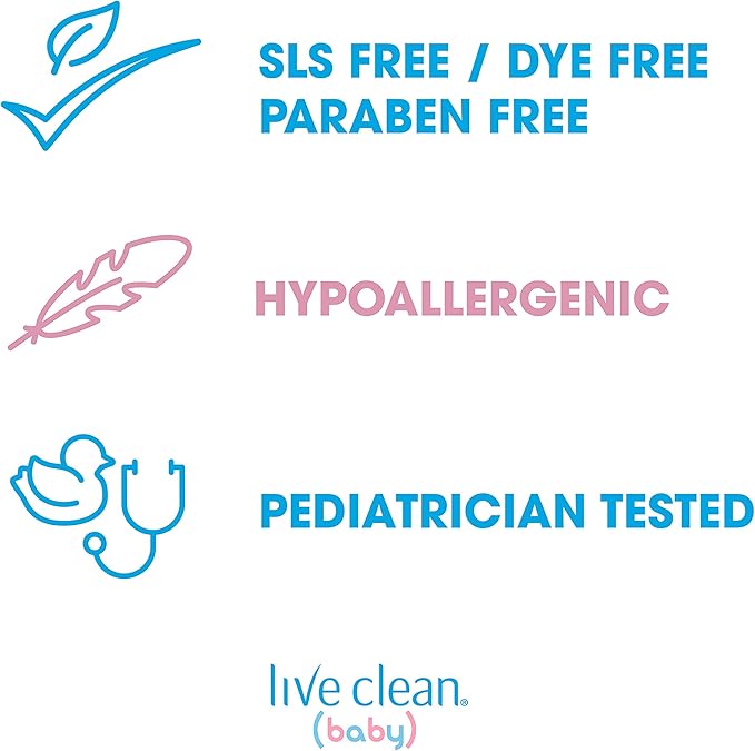 Live Clean Baby Foaming Wash