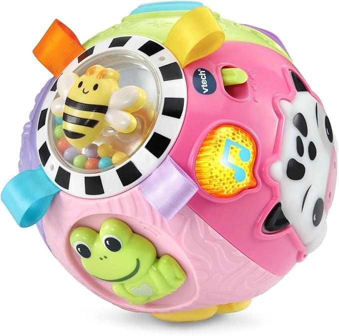 VTech Baby On-the-Moove Activity Ball with Textures, Pink