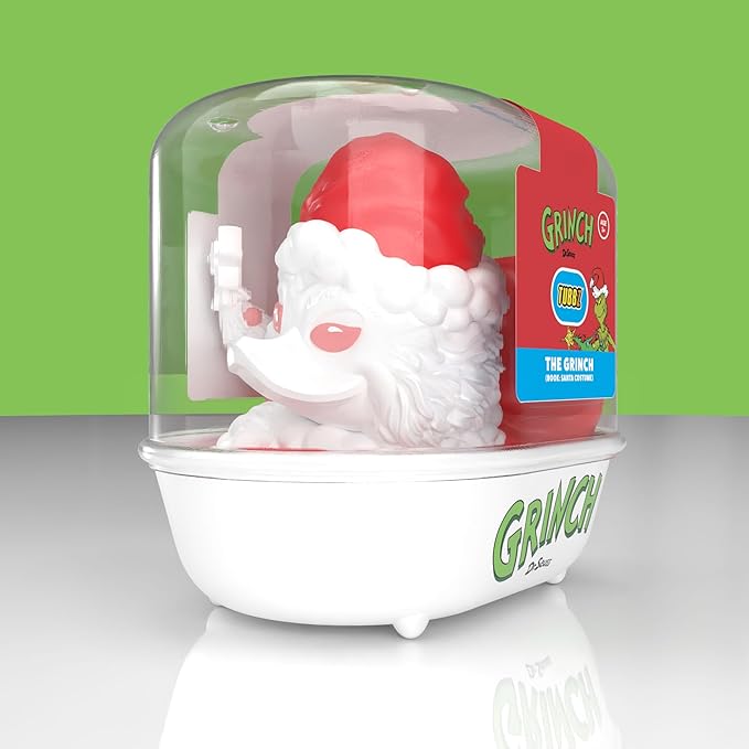 TUBBZ Amazon Exclusive: The Grinch Book White Santa Costume Collectible Vinyl Rubber Duck Figure