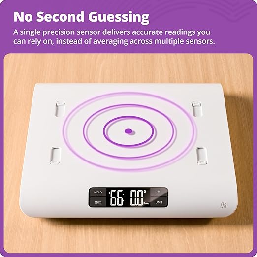 Greater Goods Smart Bluetooth Baby Scale with in-House Algorithm for Wiggly Babies, Infants, and Toddlers