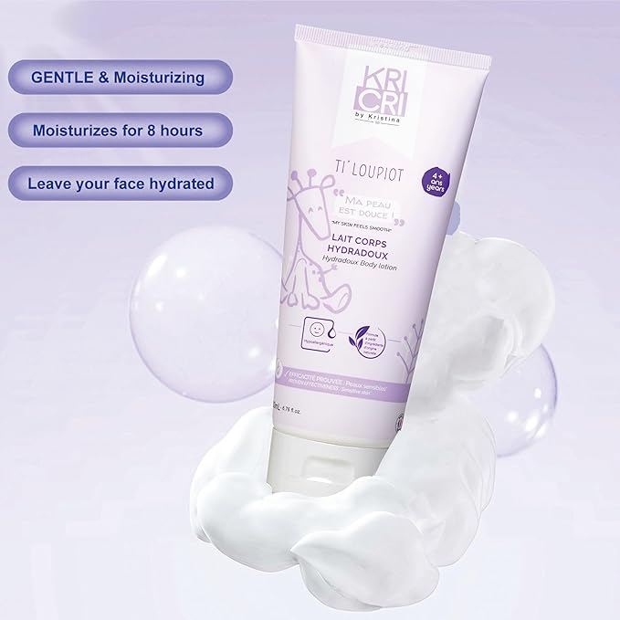 Children's Body Lotion Lubricated Moisturizing with Natural Plant Ingredients, Suitable for Children Over 4+ Age